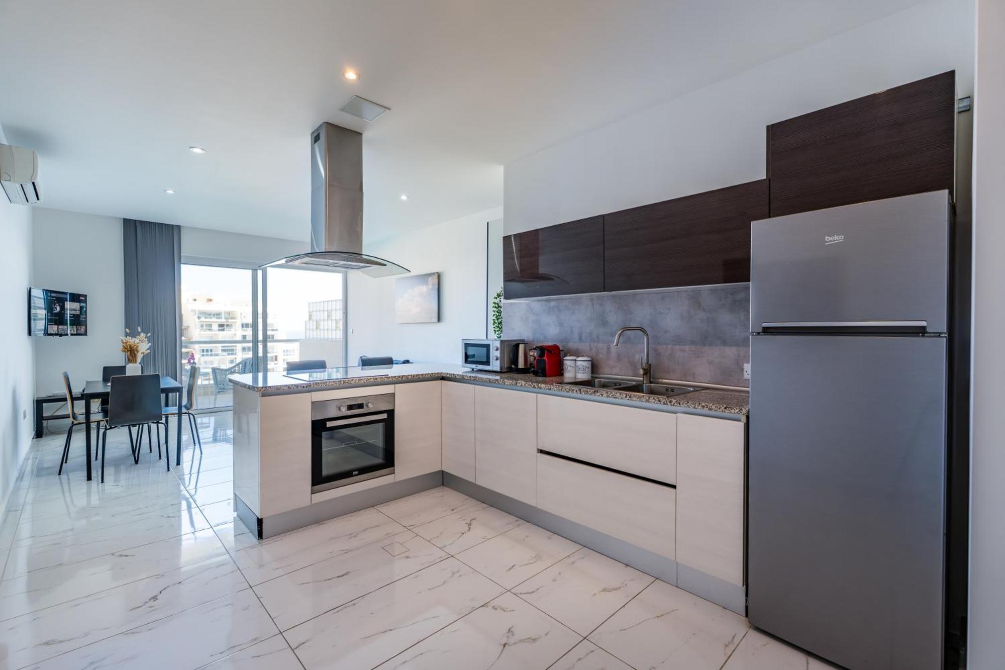 Impressive View 2br Flat In St Julian's Bay By Arcobnb Apartman